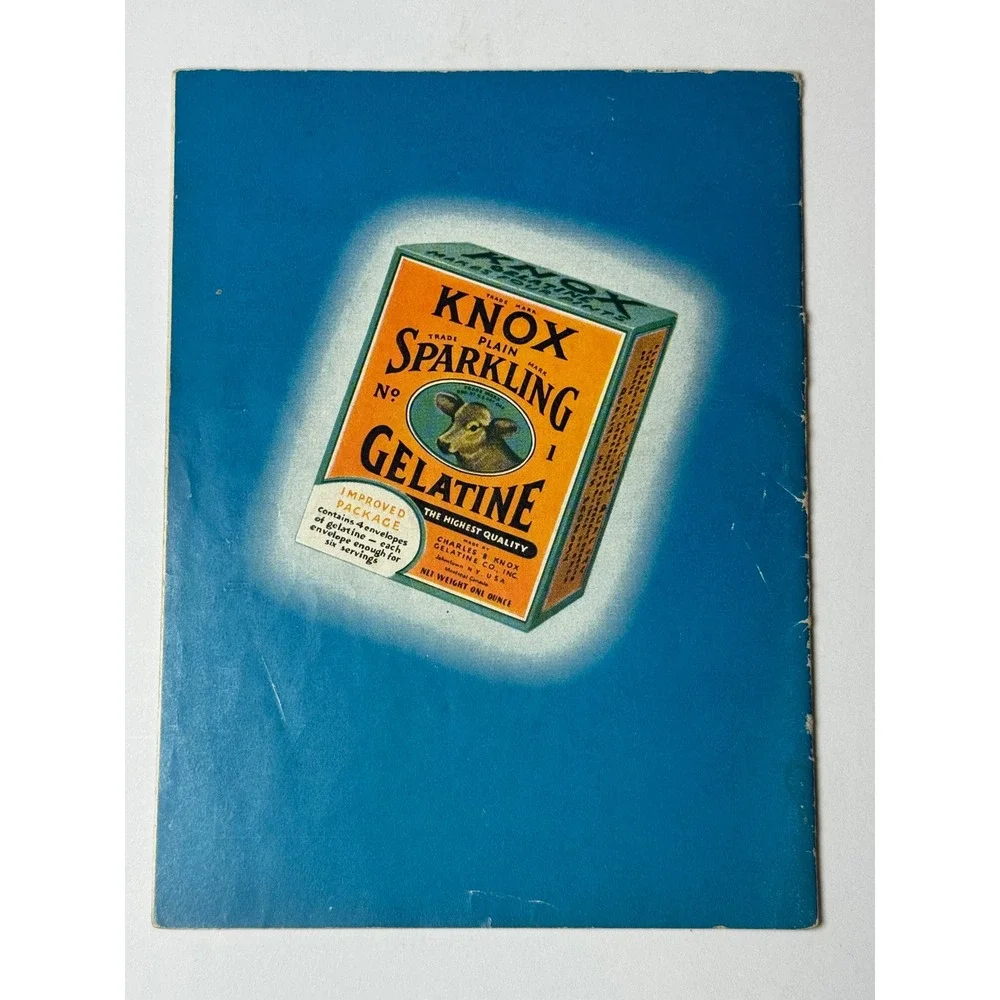 1939 Mrs Knox's Be Fit Not Fat Recipes Vintage Knox Gelatine Booklet Scottie Dog